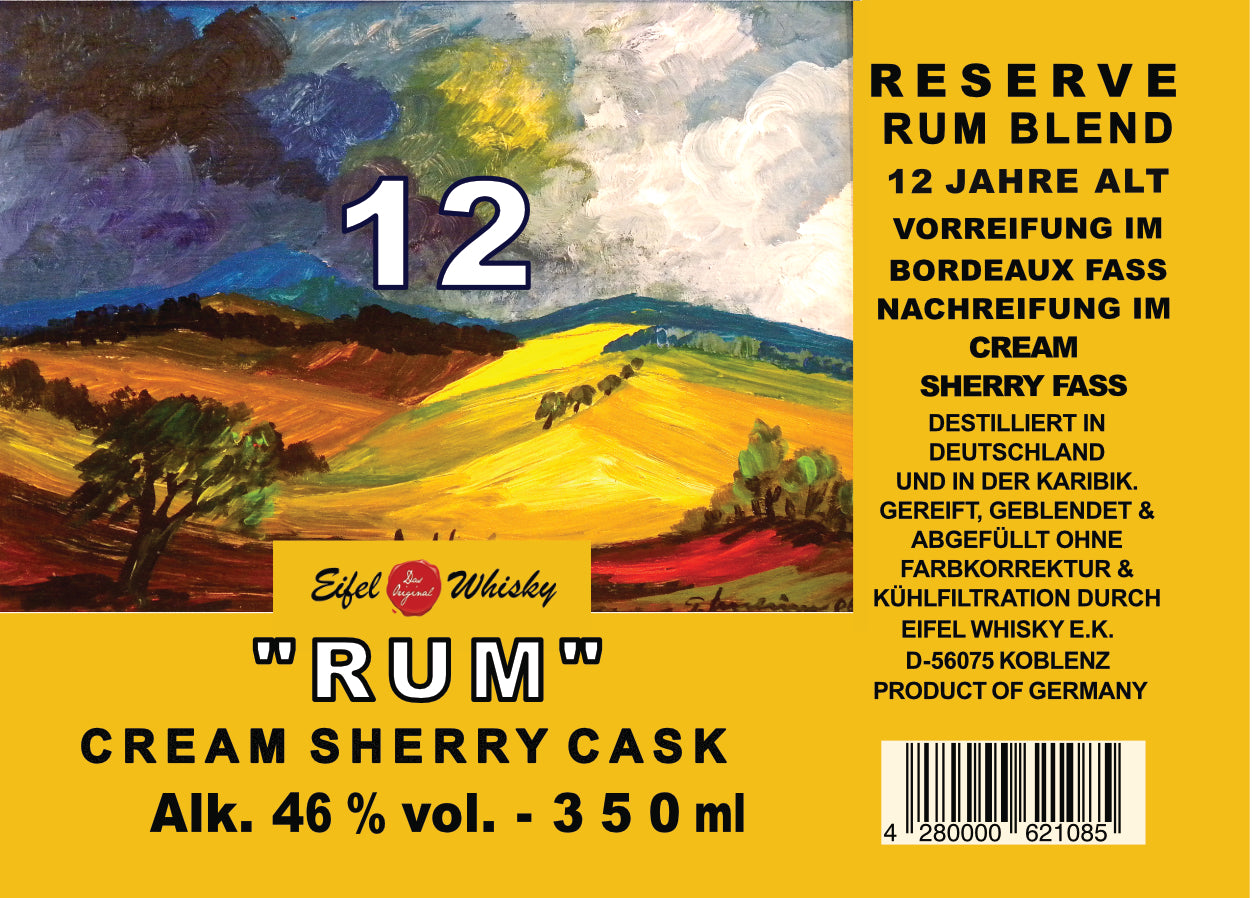 Eifel Rum 746.9 "Cream Sherry Cask" 12 Jahre, 46%vol. 0,35l