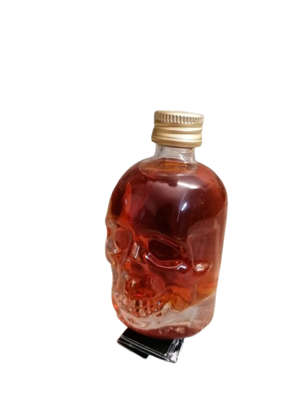 Bachgau Rum "Alchemist" 40%vol., 0,05l in Schädel-Flasche