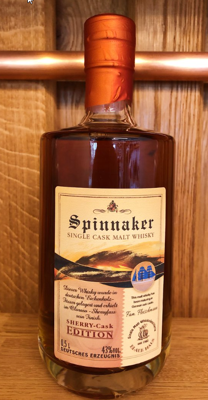 Spinnaker Sherry-Cask-Edition 43%vol., 8 Jahre, 0,5l
