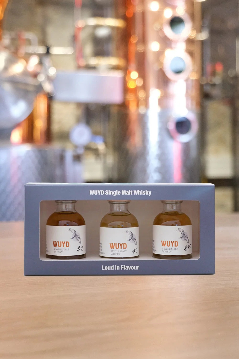 WUYD. Single Malt Whisky 3 x WUYD Miniflasche (50 ml) 45-57.2%vol.