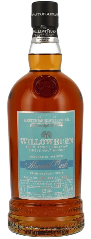 WillowBurn - Moscatel Cask Matured | Batch No. 1 - 46%vol. - 0,7 l