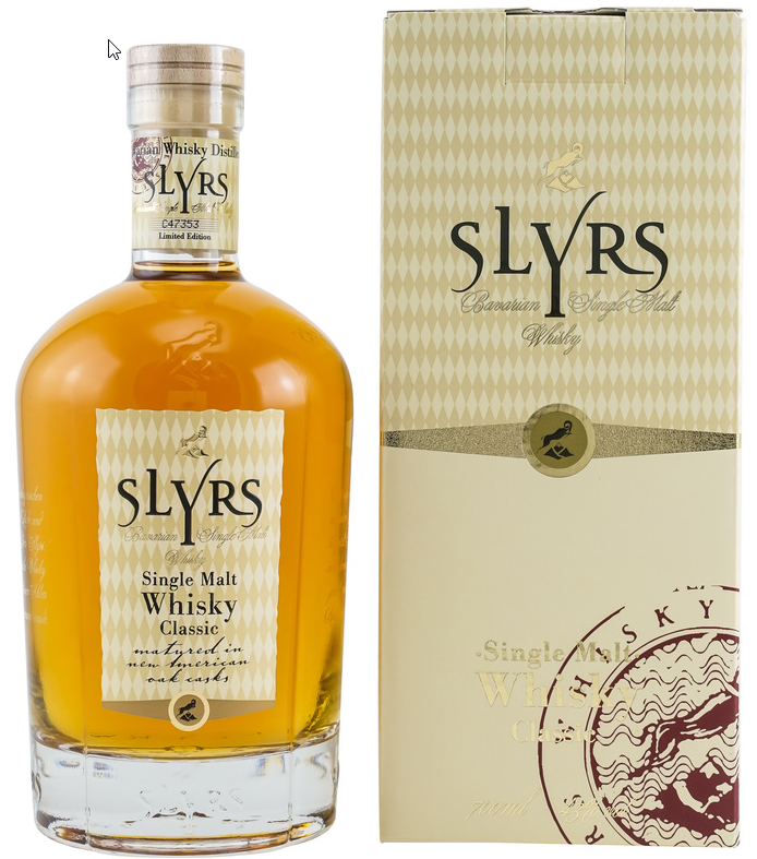 SLYRS Single Malt Whisky Classic 43% vol. 0,7l