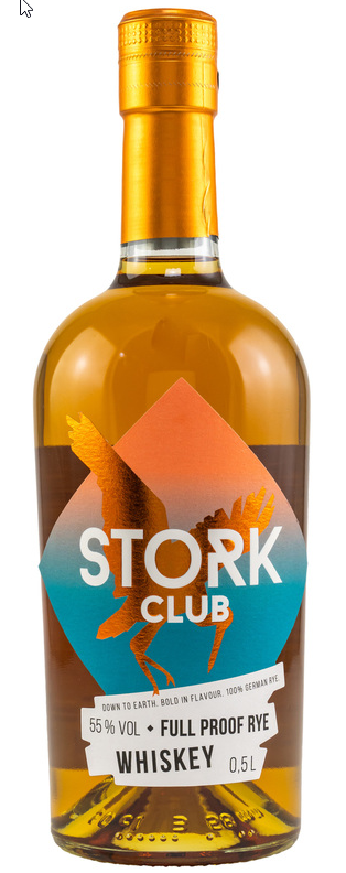 Stork Club Full Proof Rye Whiskey 55%vol. 0,5l altes Design
