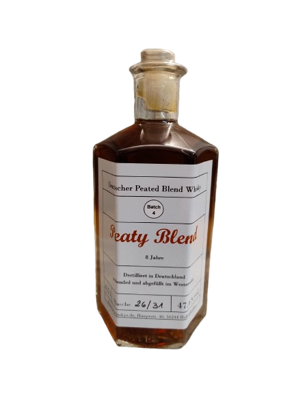 Batch 4  "Peaty Blend Whisky" 47,6%vol., 0,5l