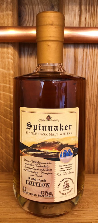 Spinnaker Rum-Cask Edition 43%vol., 8 Jahre, 0,5l