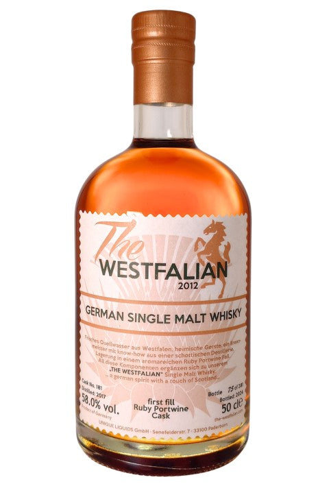 The Westfalian Single Malt Whisky -first Fill Ruby Port- 58%vol., 0,5l