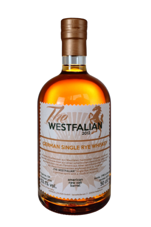 The Westfalian Single Rye Whisky -American New Oak- 53,1%vol., 0,5l