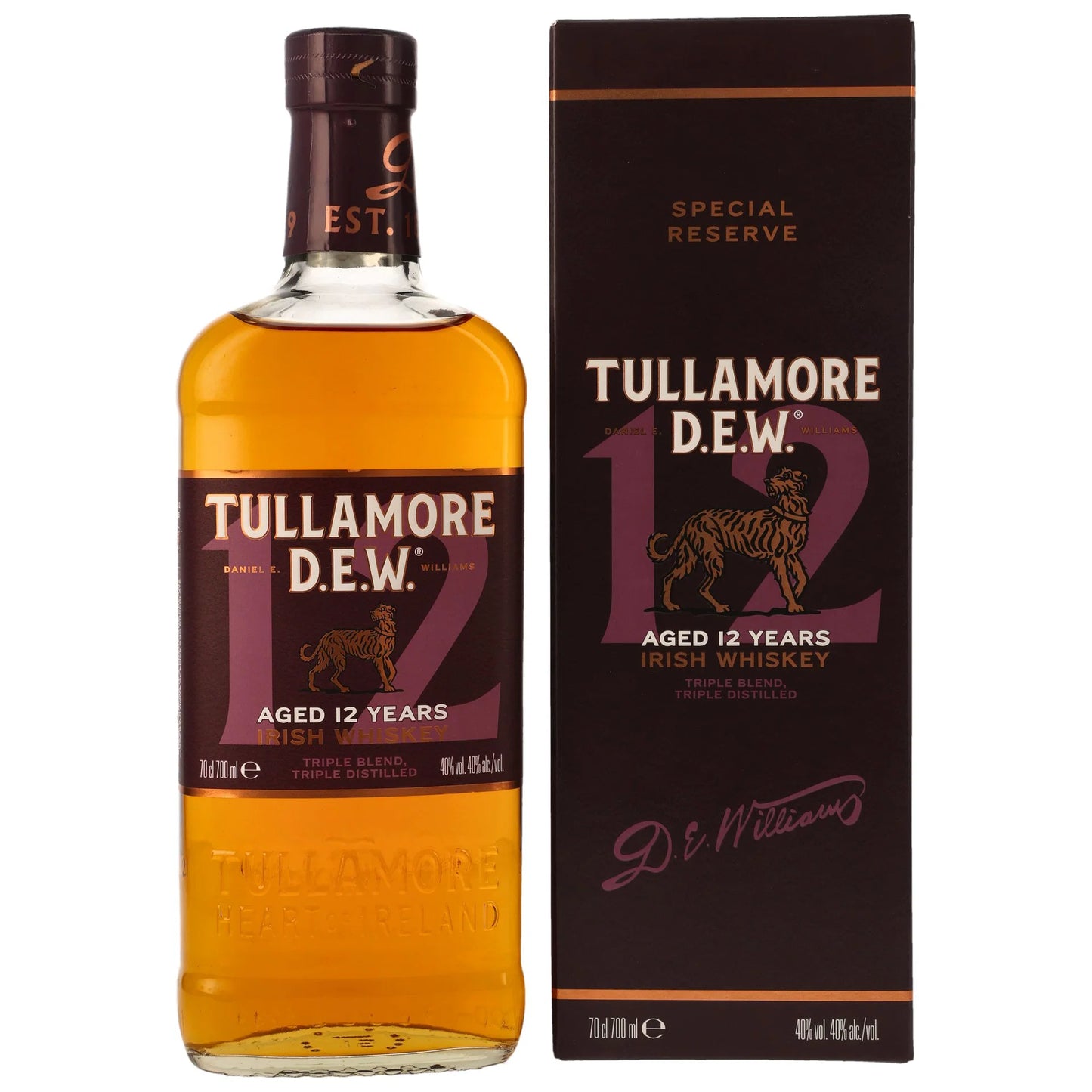 Tullamore Dew 12 Y. Sherry Cask 40%vol. 0,7l