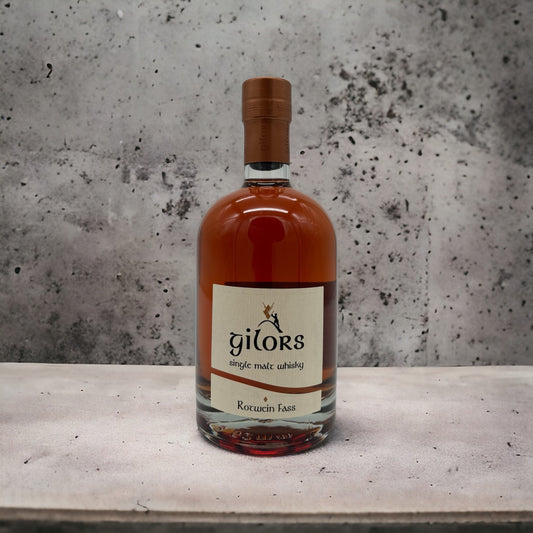 Gilors-Whisky, Rotweinfass 40 % vol., 0,5l