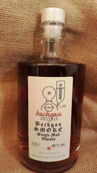 Bachgau-Whisky Smoke Single Malt 46% vol. 0,5l
