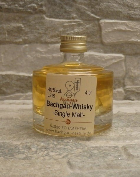 Bachgau-Whisky Single Malt 40% vol. 0,04l