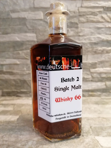 Batch 2 Single Malt Whisky 66 55,3%vol. 0.5l + Sample