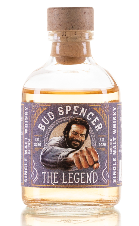 Bud Spencer -The Legend- Single Malt Whisky Rauchig 49%vol. 0,05l