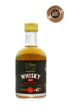 Salzatal Single Malt Whisky Nr. 2 6 Jahre 43%vol. 0,05l