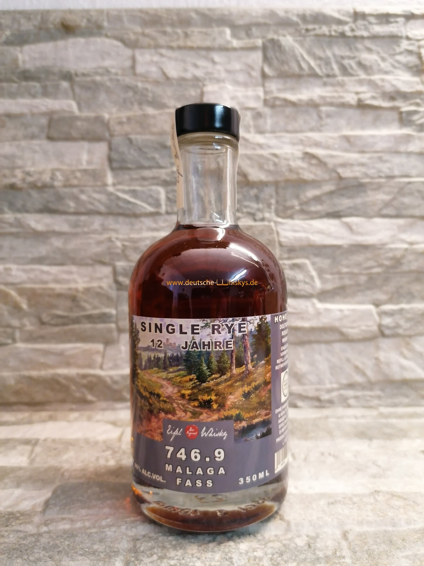 Eifel Whisky 746.9 Single Rye "Malaga Cask" (12 Jahre) 47,7%vol. 0,35l