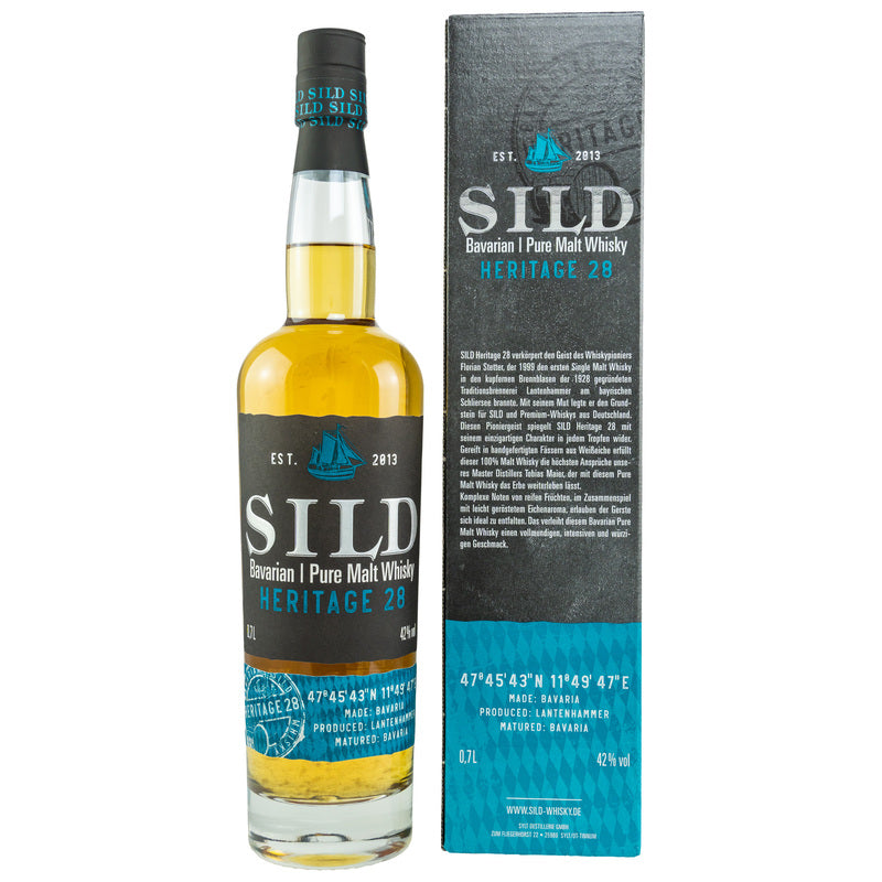 SILD Bavarian Pure Malt Whisky Heritage 42%vol., 0,7l